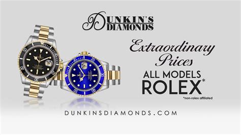 dunkin diamonds rolex|Rolex .